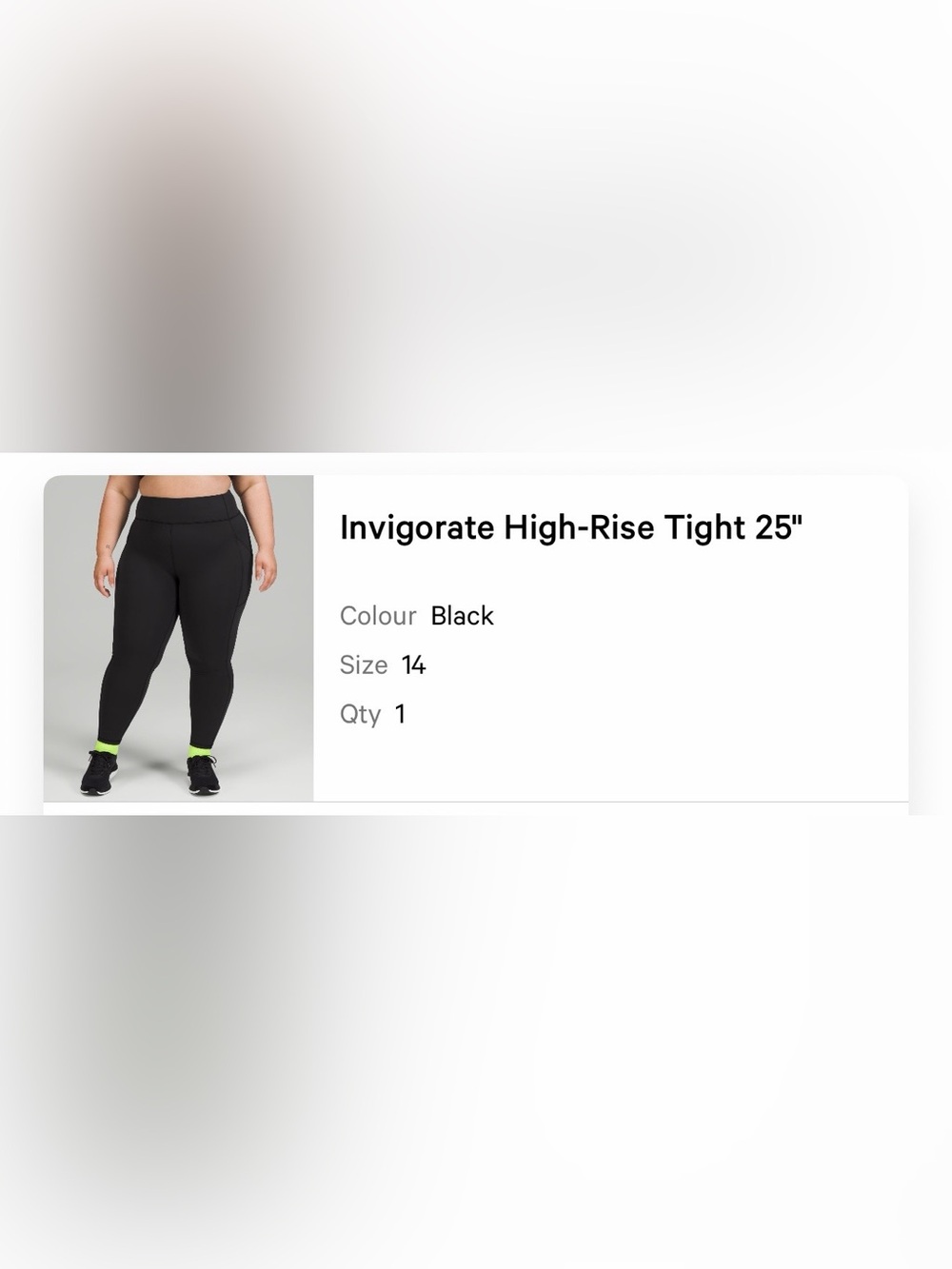 Invigorate High-Rise Black (Size 14)